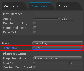 Easy Decal Plane Projection